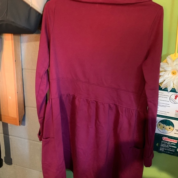 Prana Women’s Stylish Burgundy Coat Size Small - Picture 4 of 11